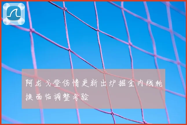 阿龙戈登伤情更新出炉掘金内线轮换面临调整考验